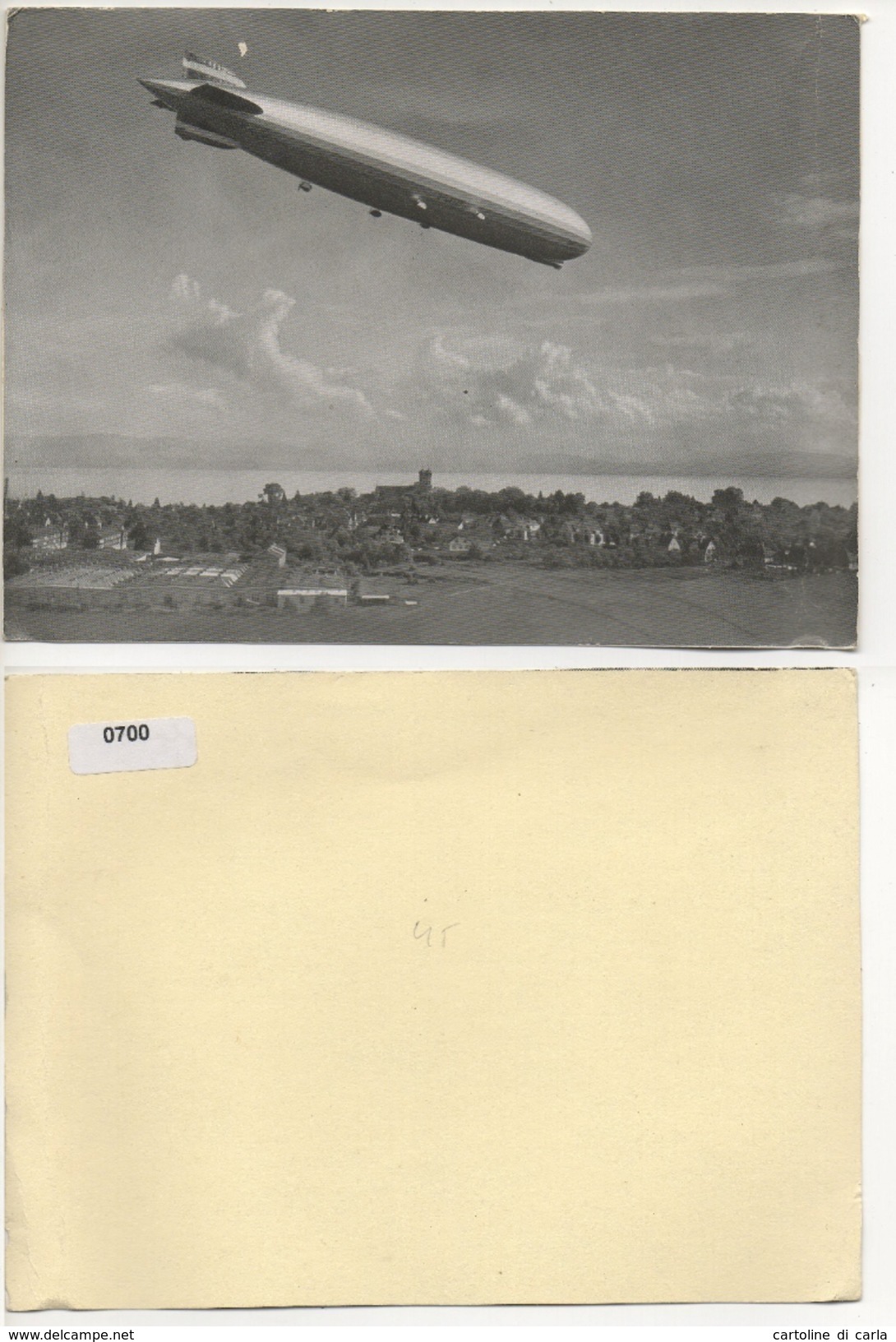 ZEPPELIN CARTOLINA FOTO LZ127 #92-A - Dirigibili