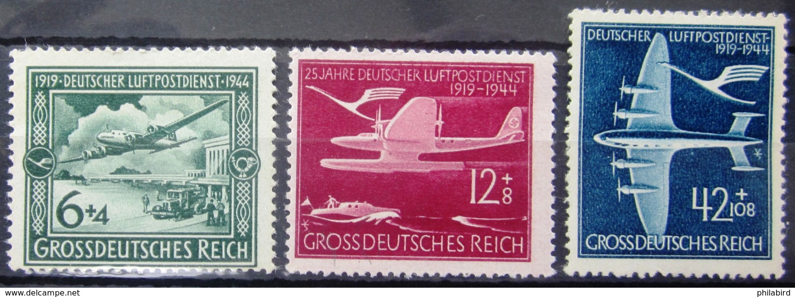 ALLEMAGNE EMPIRE                  PA 59/61                              NEUF** - Poste Aérienne & Zeppelin