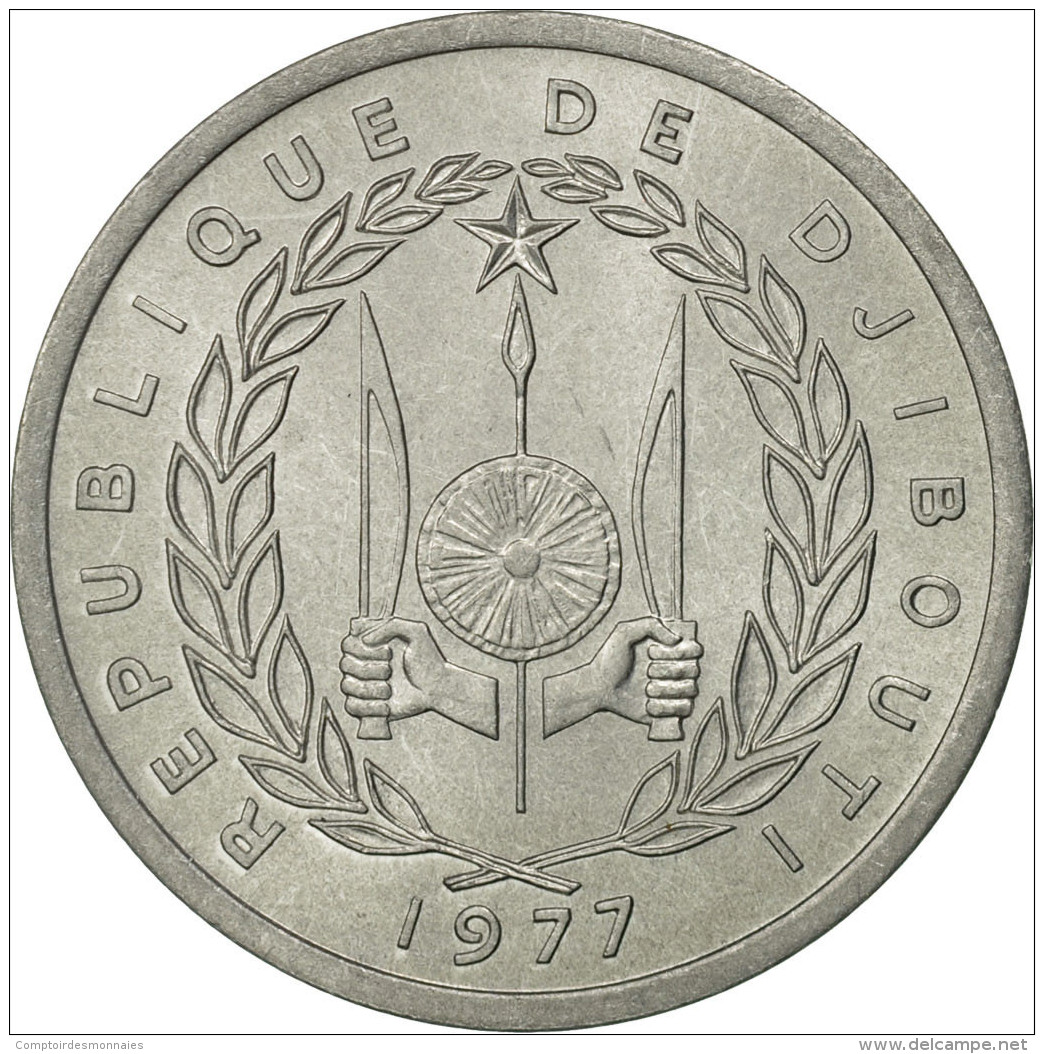 Djibouti, Franc, 1977, Paris, FDC, Aluminium, KM:20 - Djibouti