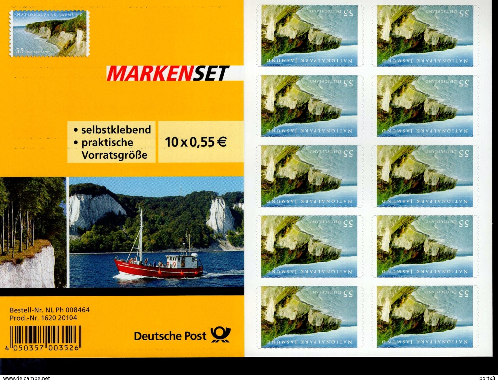 Folienblatt Bund Nr. 18 Nationalpark Jasmund Postfr.MNH ** - Andere & Zonder Classificatie