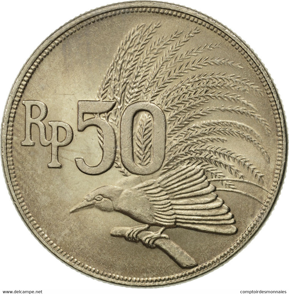 Monnaie, Indonésie, 50 Rupiah, 1971, SPL, Copper-nickel, KM:35 - Indonesien