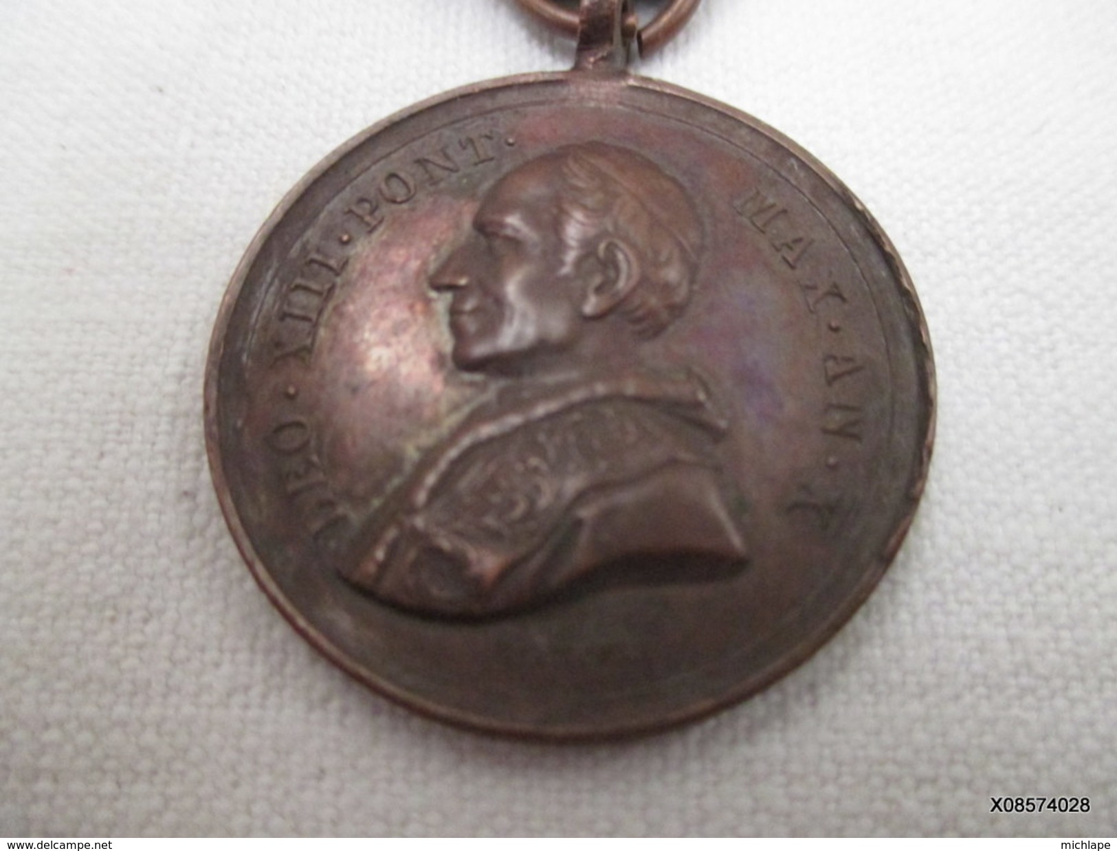 Medaille  Sacerdotale 1888  Avec Ruban - France