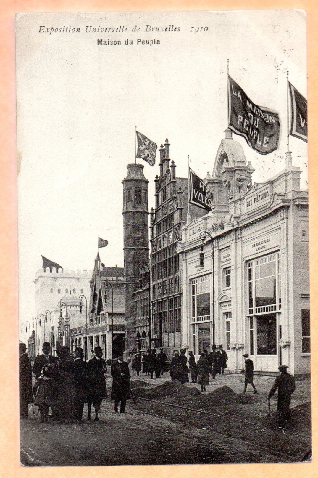 Bruxelles. Exposition Universelle De 1910. Maison Du Peuple. 1910 - Exposiciones Universales