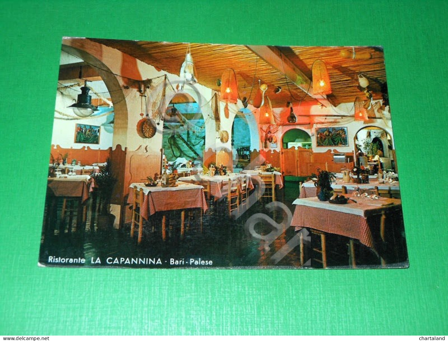 Cartolina Bari - Palese - Ristorante La Capannina 1966 - Bari