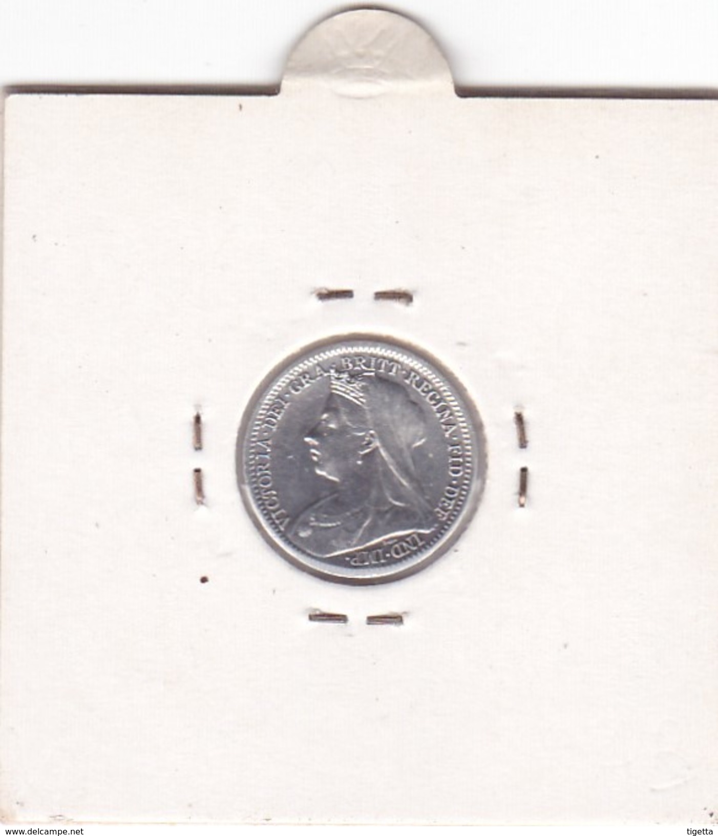 GRAN BRETAGNA   3 PENCE  ANNO 1901 COME DA FOTO - F. 3 Pence