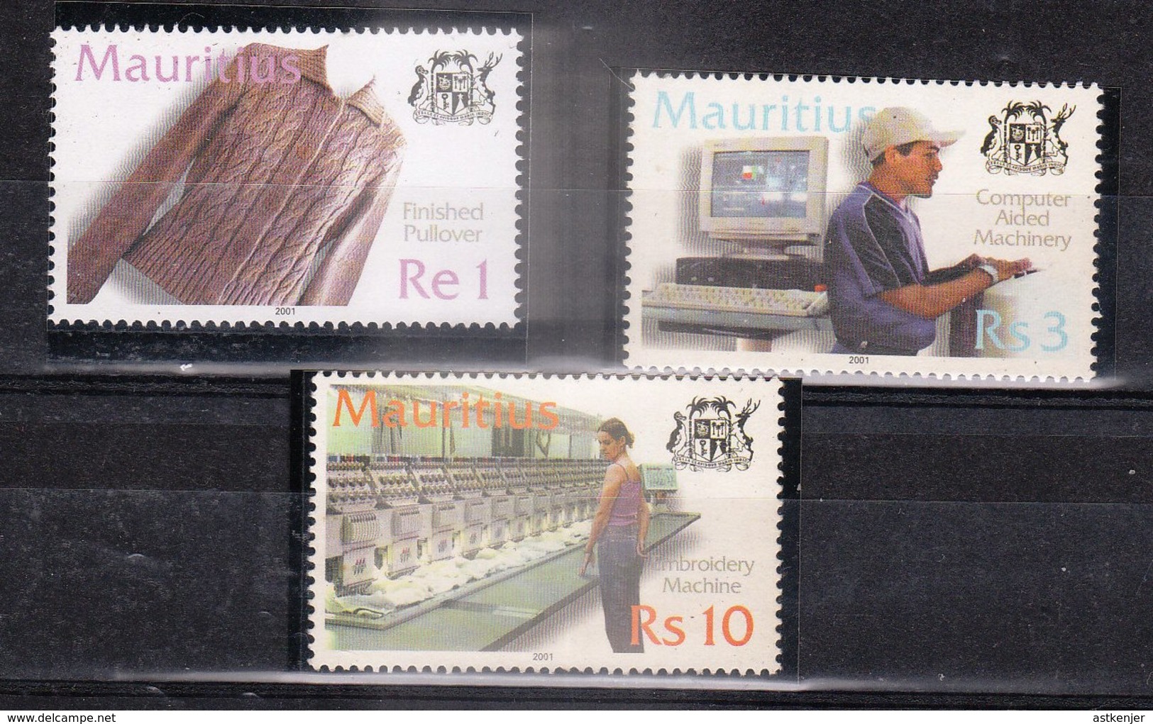 ILE MAURICE (MAURITIUS) - Timbre Poste Année 2000 - N° 926, 927 Et 929 (3 Timbres) - 20th Century Achievements - Maurice (1968-...)