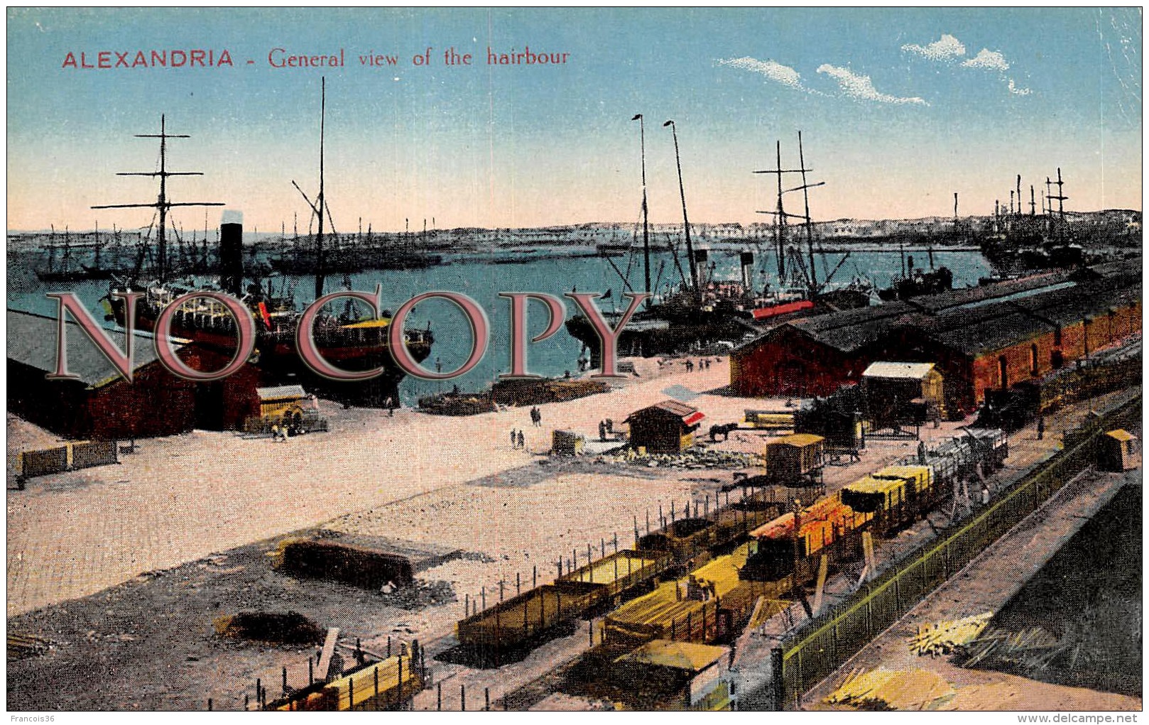 Egypte - Alexandrie Alexandria - General View Of The Hairbour Harbour - Vue Générale Du Port - Alexandrie