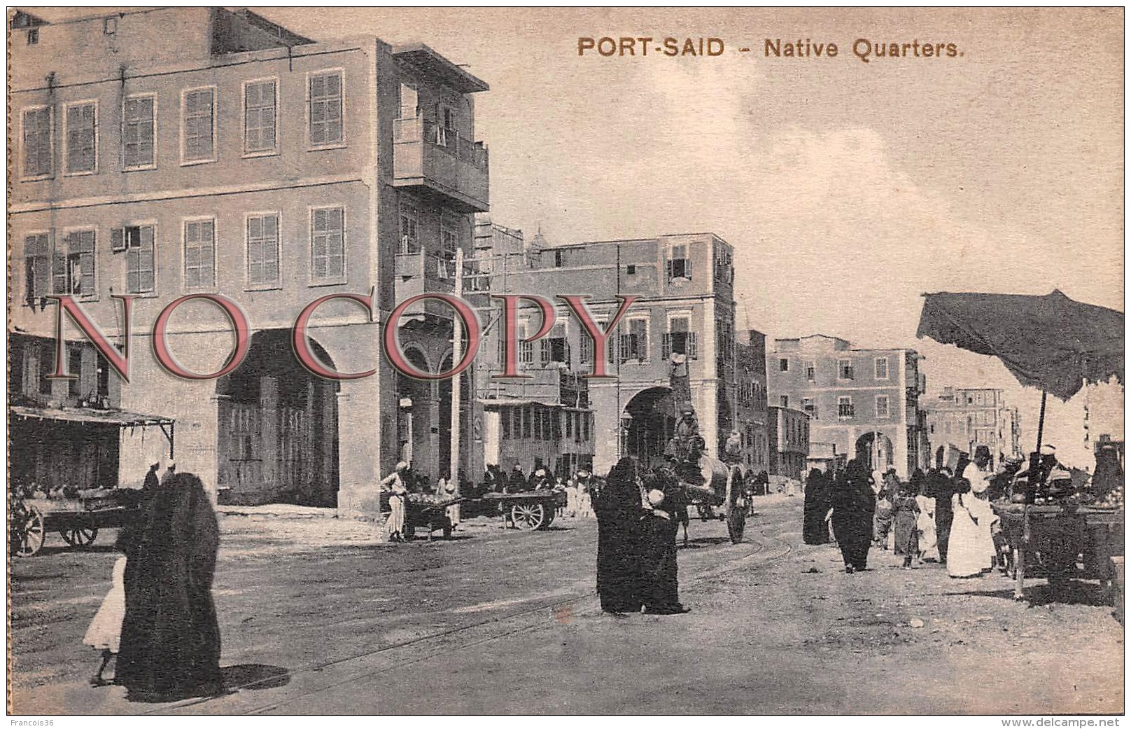 Egypte - Port Saïd - Native Quarters Quartier 1917 - Port-Saïd