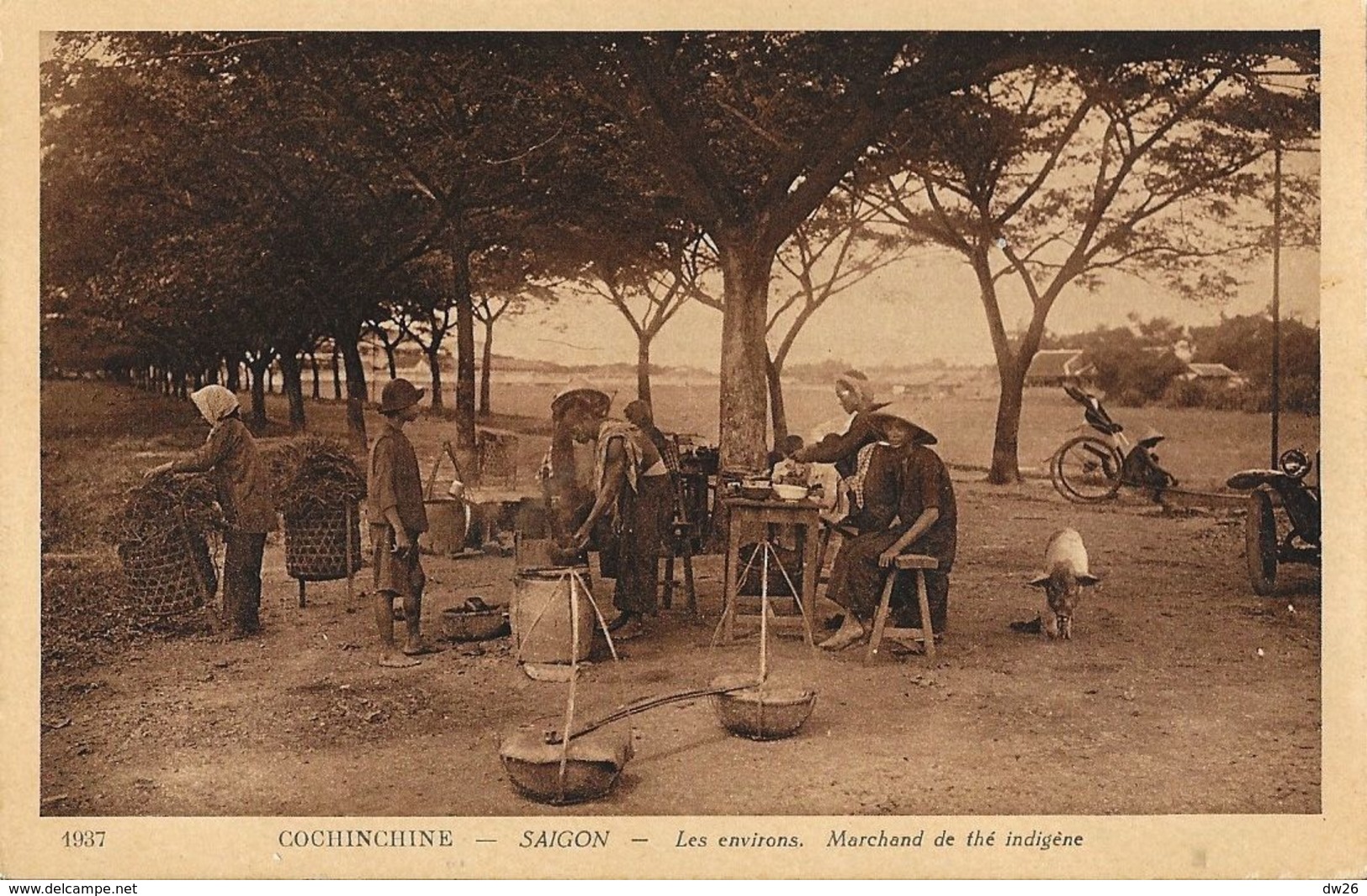 Viet-Nam, Cochinchine, Saïgon, Les Environs - Marchand De Thé Indigène  - Edition Nadal - Carte Non Circulée - Viêt-Nam