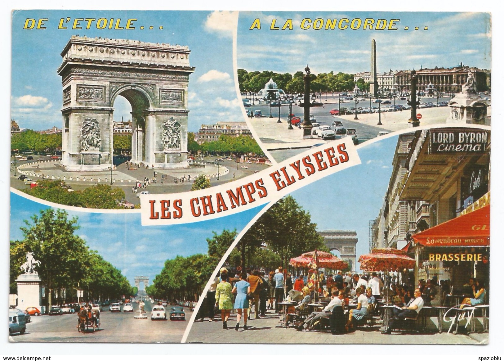 Paris, Les Champs Elysees. Vedutine - Piazze