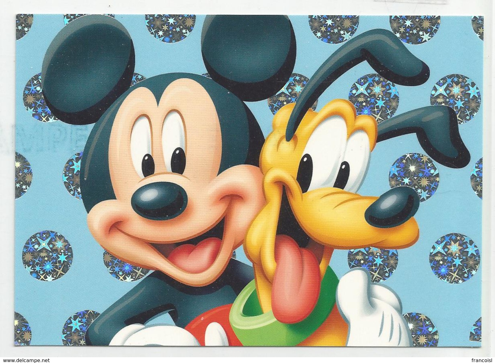 Mickey Et Pluto. - Disneyland