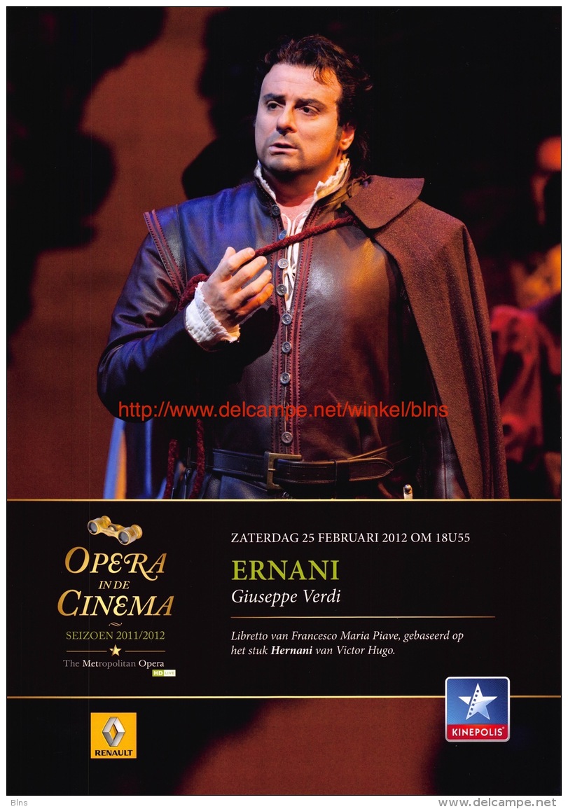 Ernani - Giuseppe Verdi - Affiches & Posters