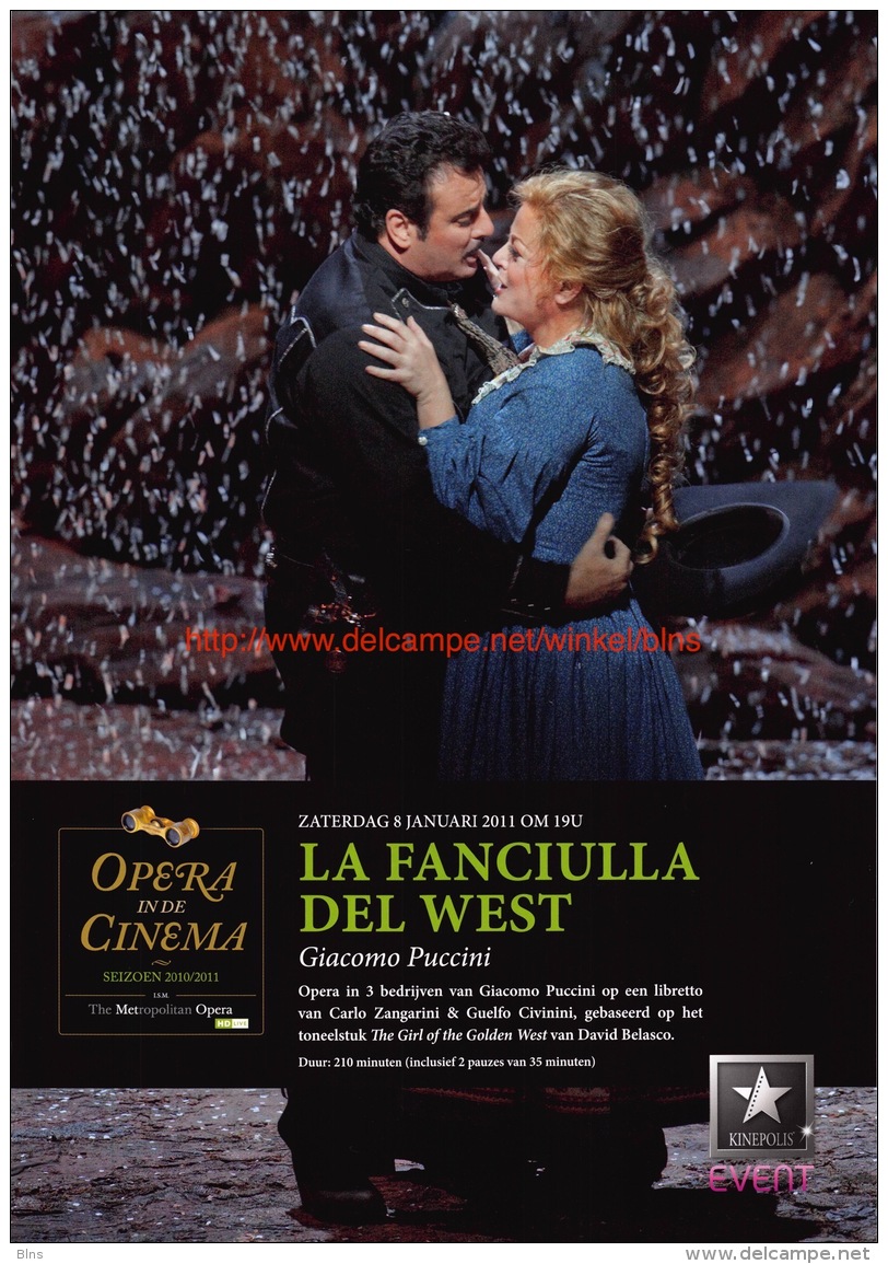 La Fanciulla Del West - Giacomo Puccini - Manifesti & Poster