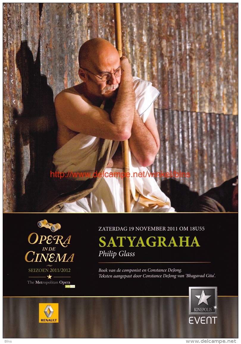 Satyagraha - Philip Glass - Richard Croft - Posters