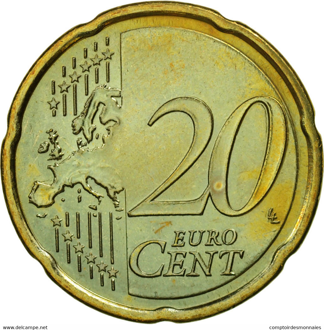 Chypre, 20 Euro Cent, 2008, SUP, Laiton, KM:82 - Zypern