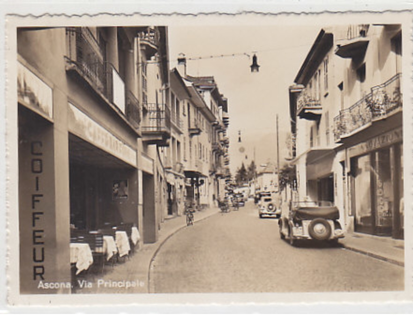 Ascona - Via Principale Con Oldtimer   (P-44-50211) - Ascona