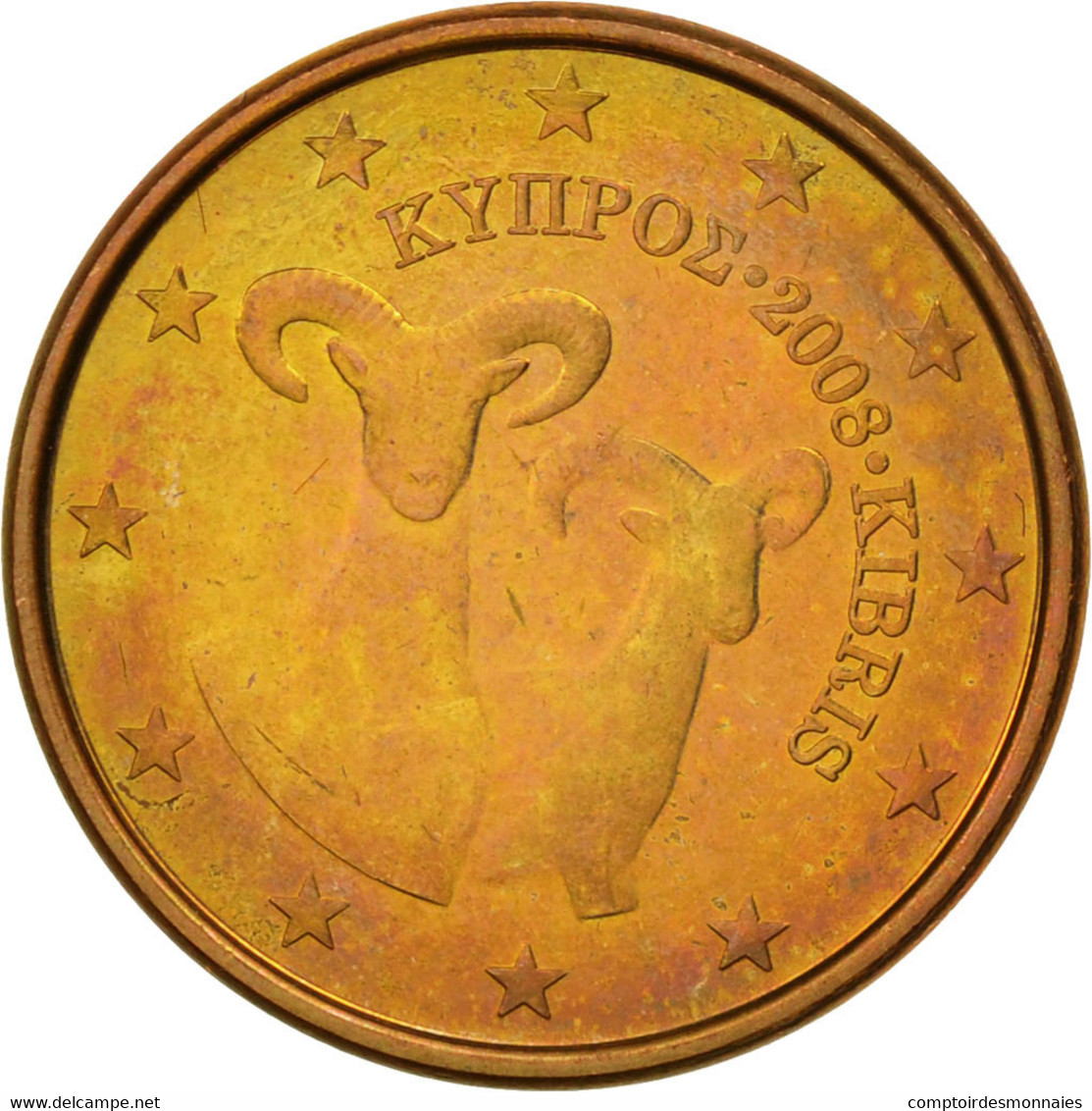 Chypre, Euro Cent, 2008, SUP, Copper Plated Steel, KM:78 - Zypern