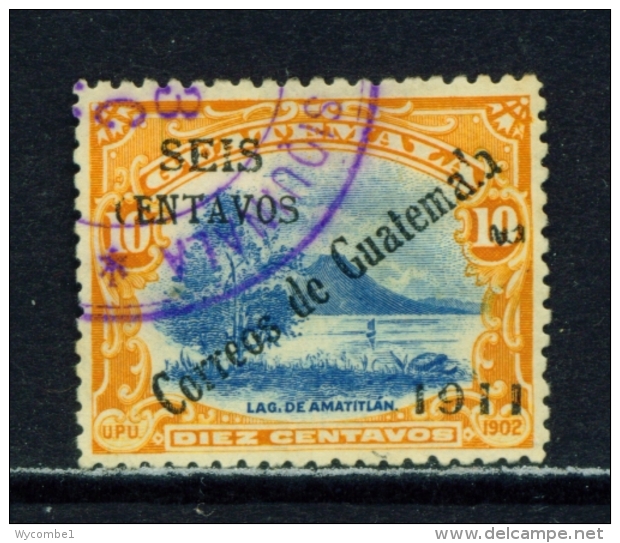 GUATEMALA  -  1911  Surcharge  6c On 10c  Used As Scan - Guatemala