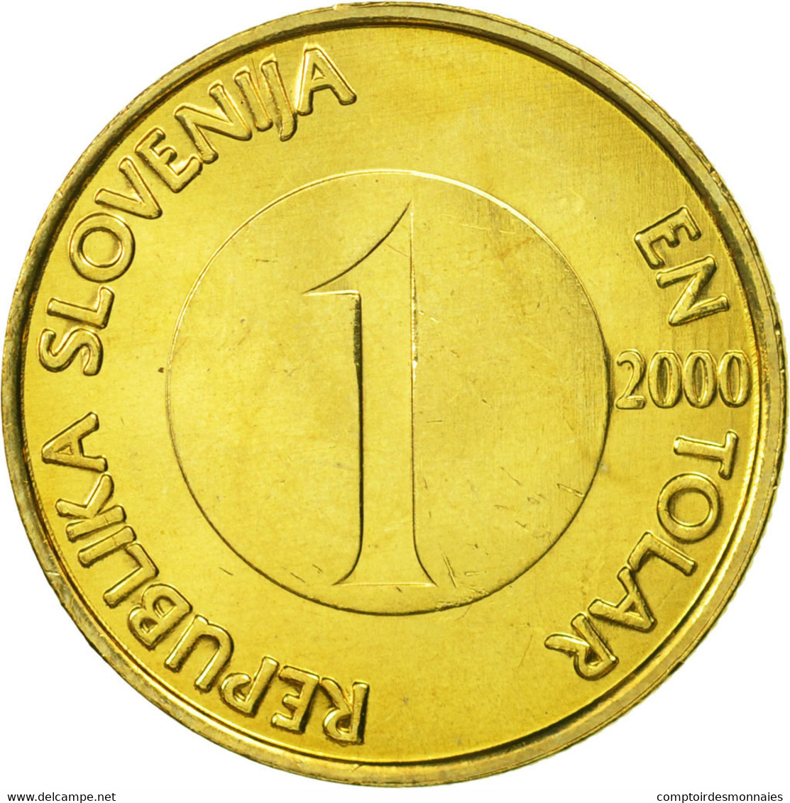 Monnaie, Slovénie, Tolar, 2000, SPL, Nickel-brass, KM:4 - Slovénie