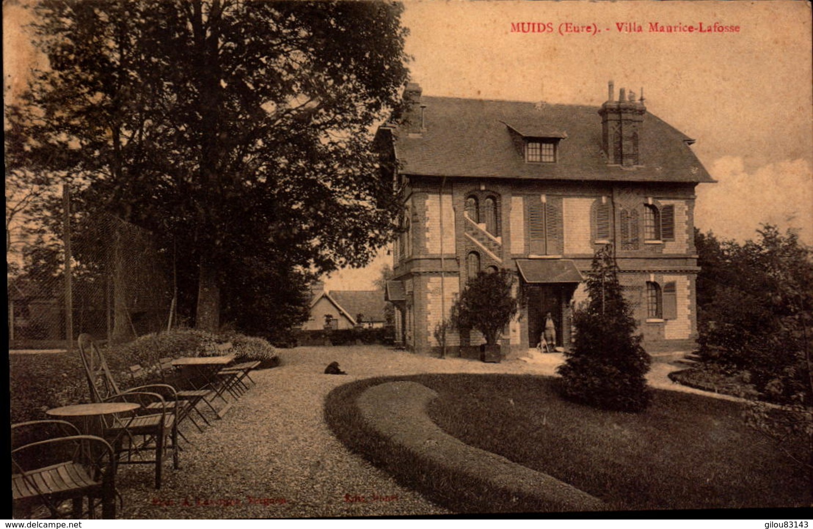Eure, Muids, Villa Maurice Lafosse    (bon Etat) - Muids
