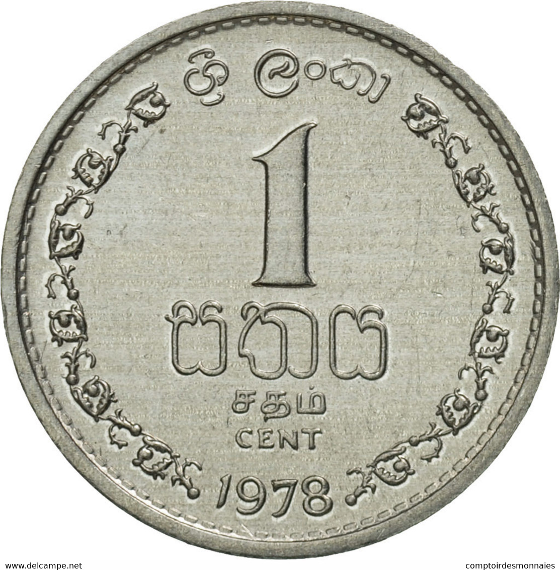 Monnaie, Sri Lanka, Cent, 1978, FDC, Aluminium, KM:137 - Sri Lanka