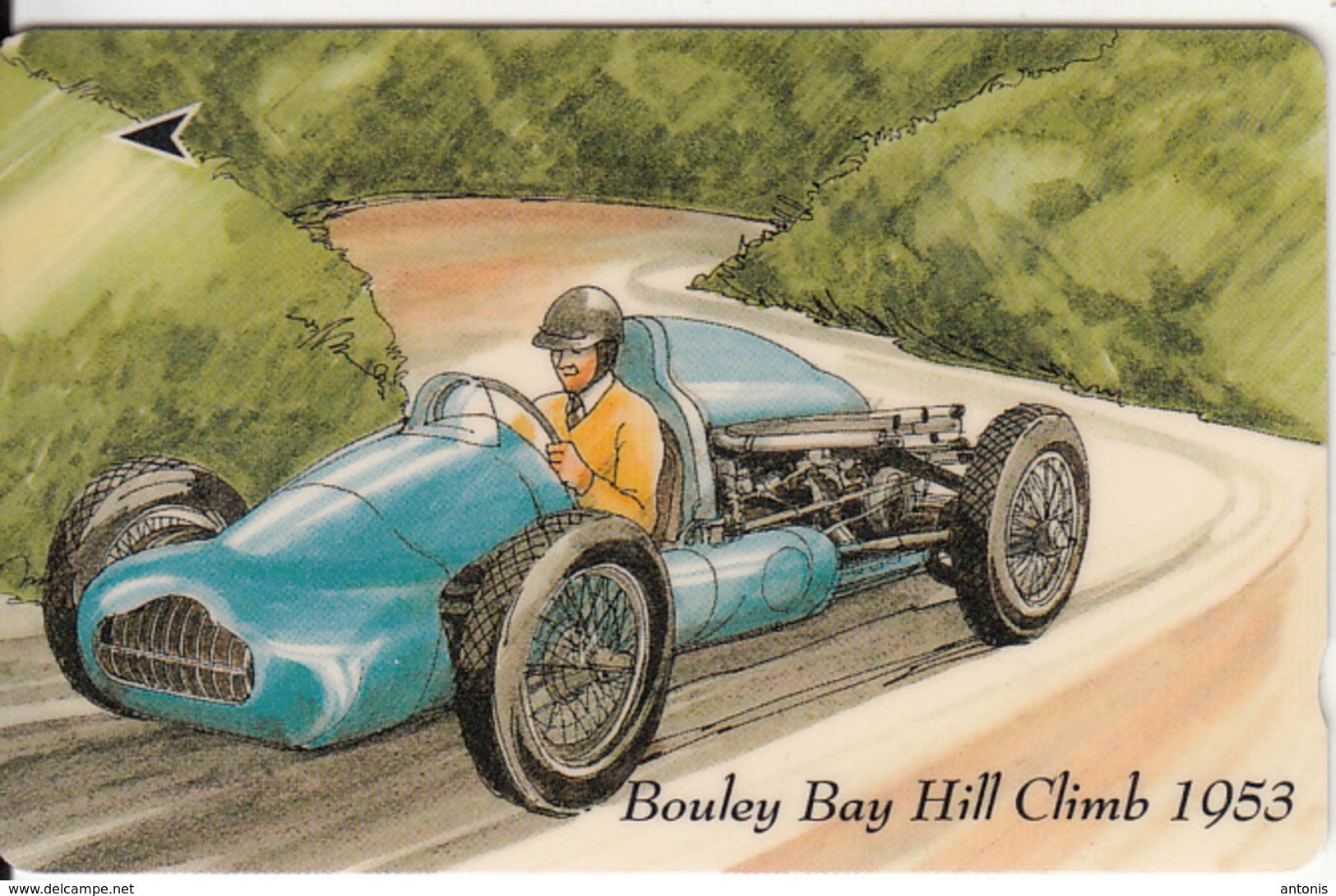 JERSEY ISL. - 75th Anniversary Of JMC/Bouley Bay Hill Climb 1953, CN : 37JERC(normal 0), Tirage %14700, Used - [ 7] Jersey And Guernsey