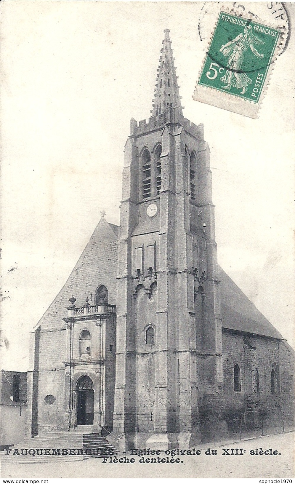 PAS DE CALAIS - 62 - FAUQUEMBERGUES - Eglise Ogivale  - Fléche Dentelée - Fauquembergues