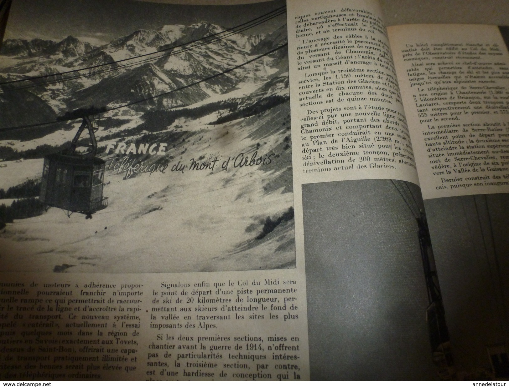 1951 SETA  : Le transport en montagne ---> En SUISSE (Engelberg,Gonergrat,Barberine,Säntes,Scheidegg); Laponie; etc