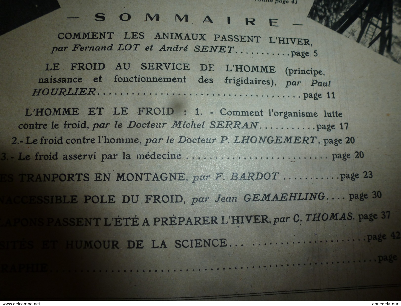 1951 SETA  : Le transport en montagne ---> En SUISSE (Engelberg,Gonergrat,Barberine,Säntes,Scheidegg); Laponie; etc