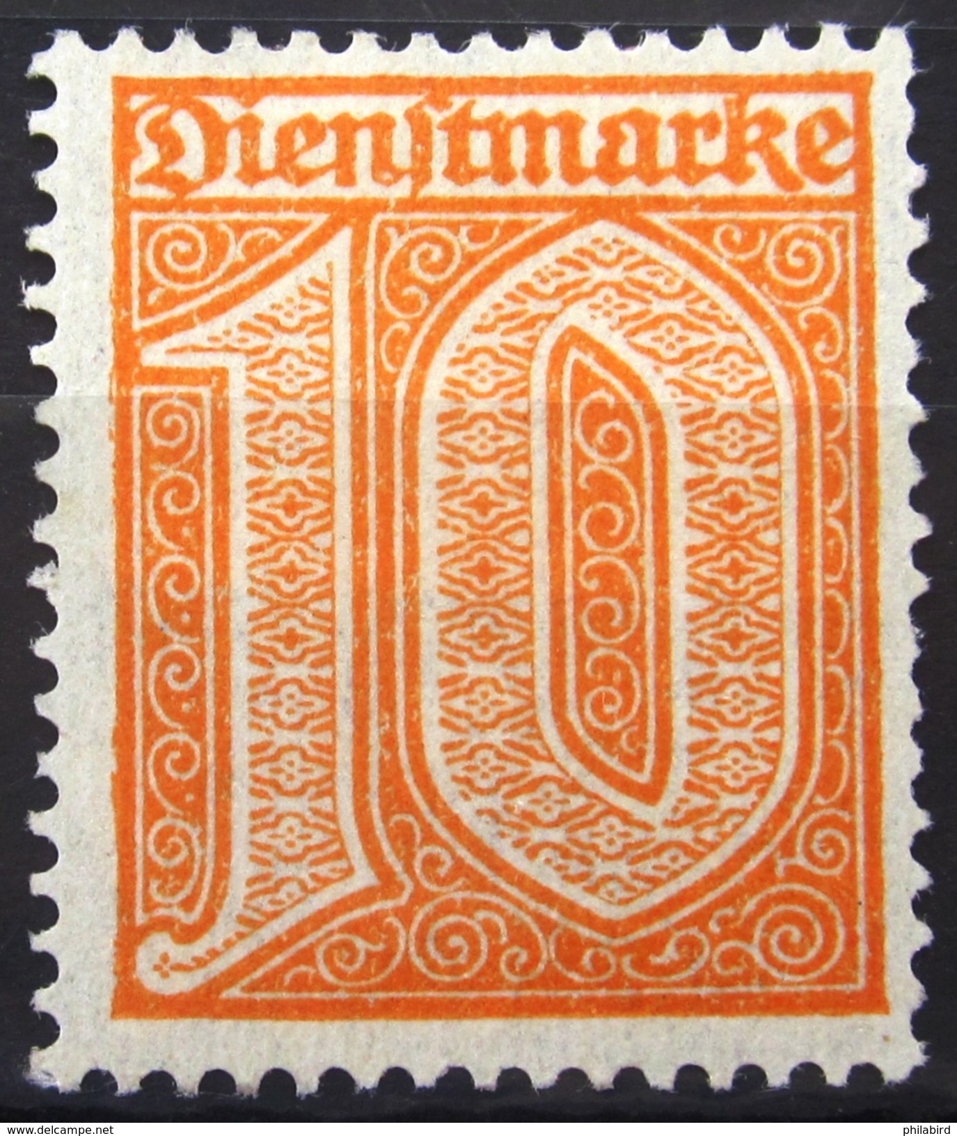 ALLEMAGNE EMPIRE                 SERVICE 18                              NEUF* - Service