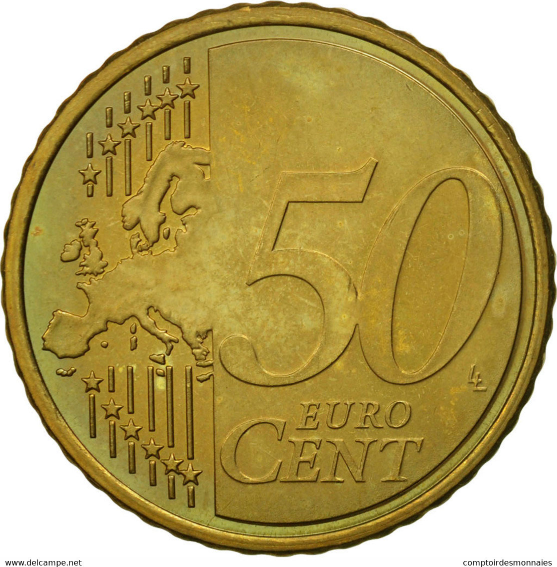 Slovénie, 50 Euro Cent, 2007, SUP, Laiton, KM:73 - Slovenië