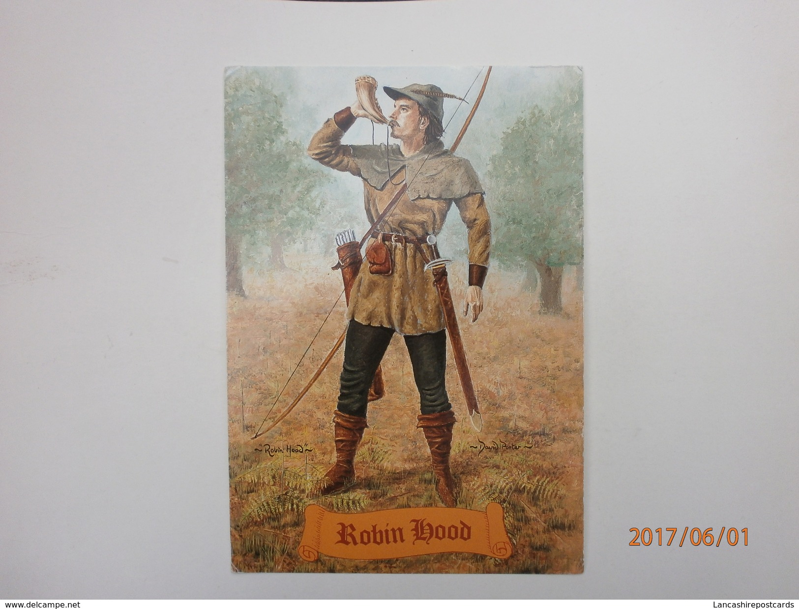 Postcard Robin Hood With KitKat Slogan Cancel My Ref B21317 - Fairy Tales, Popular Stories & Legends