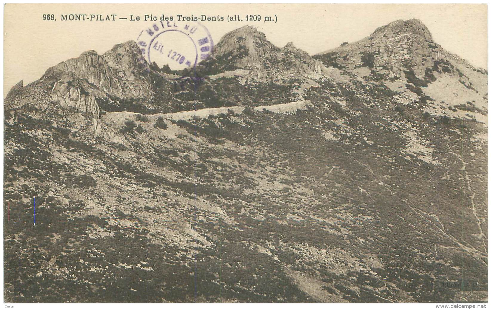 42 - MONT-PILAT - Le Pic Des Trois-Dents - Mont Pilat