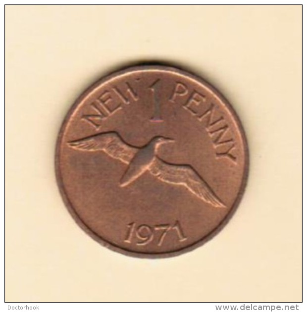 GUERNSEY  1 NEW PENNY 1971 (KM # 21) - Guernesey