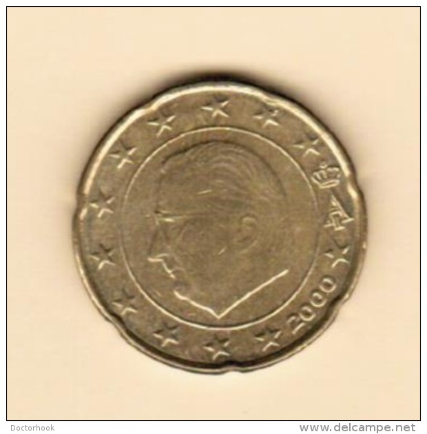 SPAIN  20 EURO CENTS 2000 (KM # 1044) - Spagna