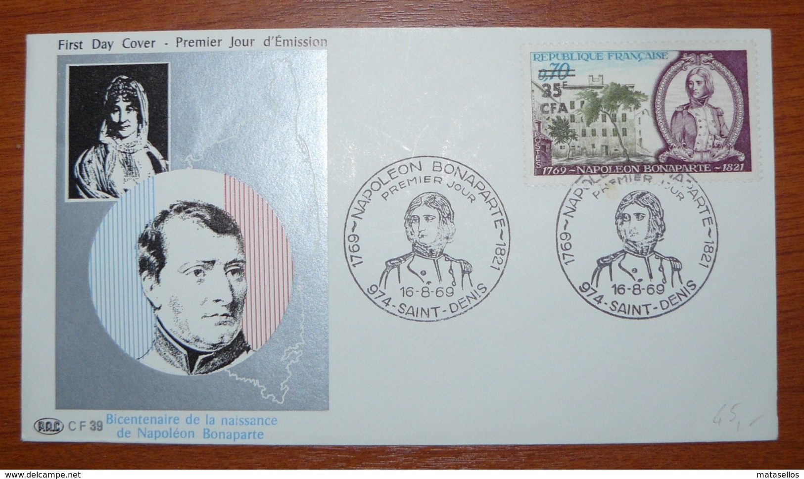 Sobre Francia FDC - 1960-1969