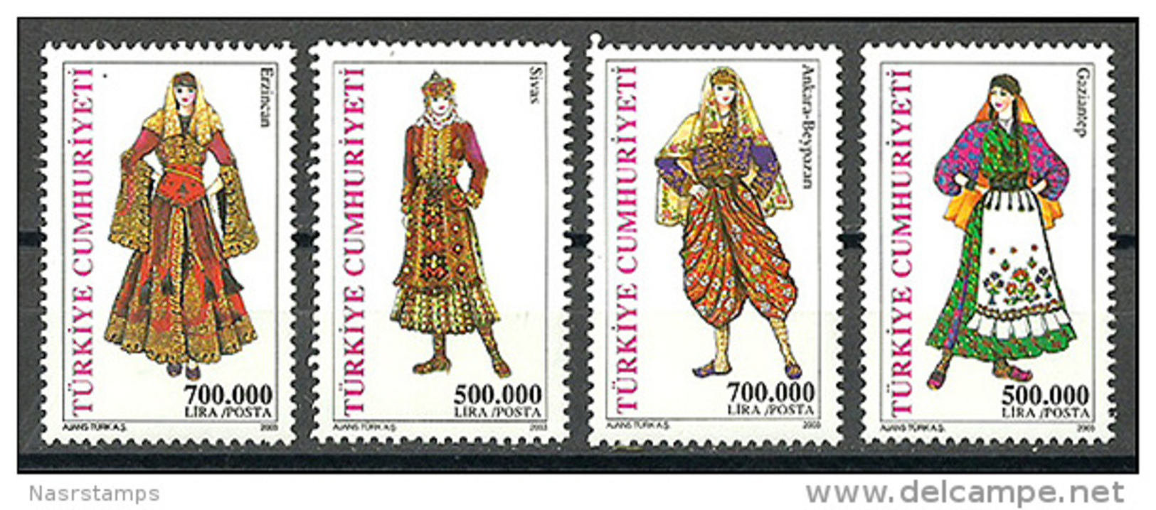 Turkey - 2003 - ( Women's Clothing Type Of 2001 ) - MNH (**) - Nuevos