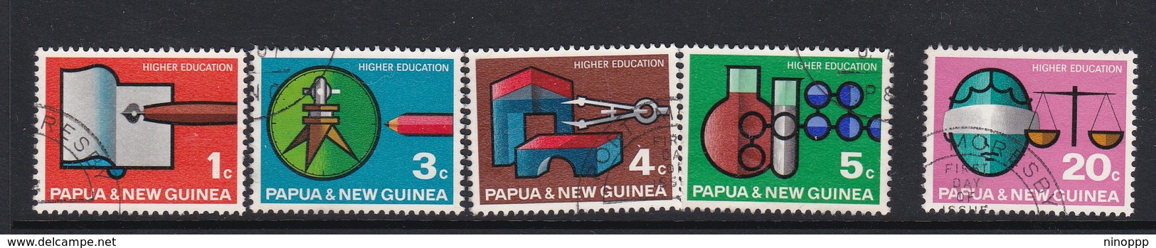 Papua New Guinea SG 104-108 1967 Education Used - Papua New Guinea