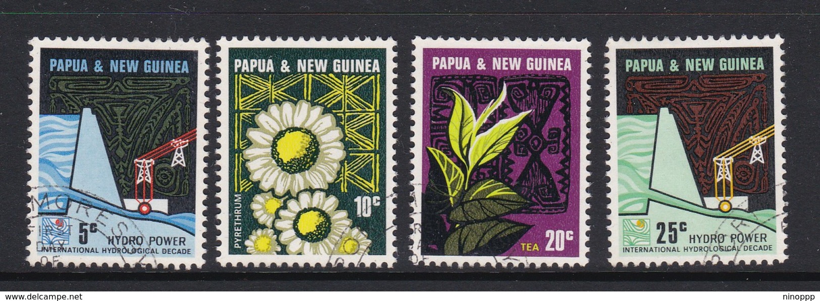 Papua New Guinea SG 113-116 1967 Industries Used - Papua New Guinea