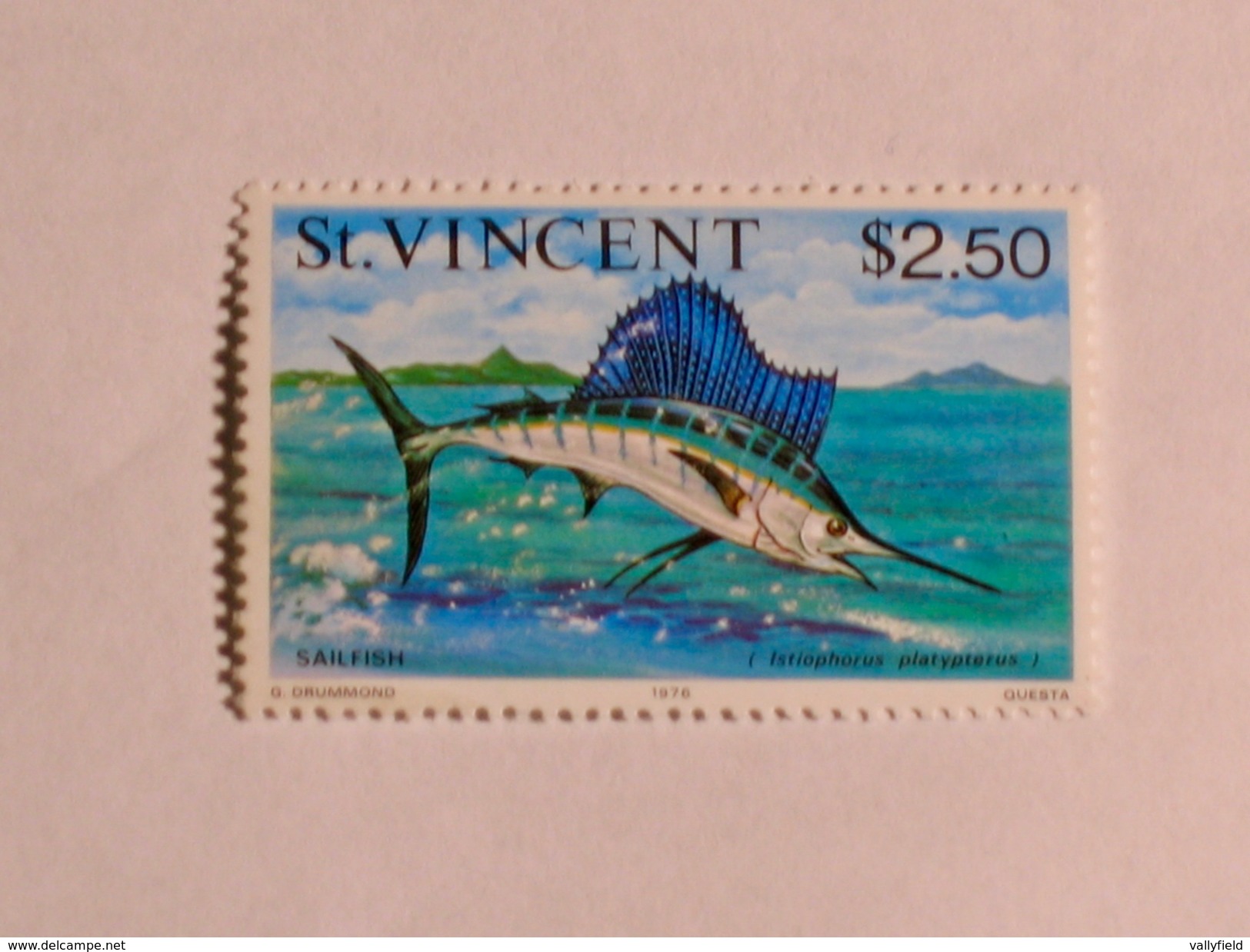 ST-VINCENT  1975   LOT# 2  FISH - St.Vincent (...-1979)