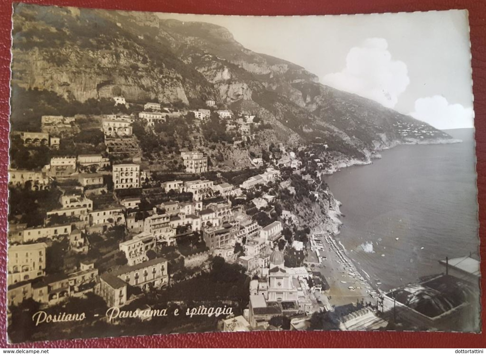 POSITANO - PANORAMA E SPIAGGIA 1961 - Salerno