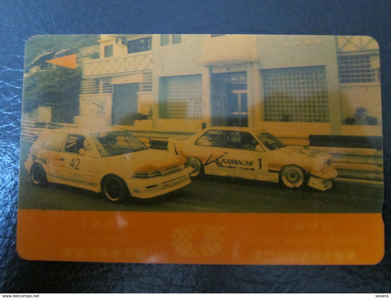 GPT Magnetic Phonecard,2MACC Macau Grand Prix From A Set Of 5,used(color Turned Yellow) - Macau