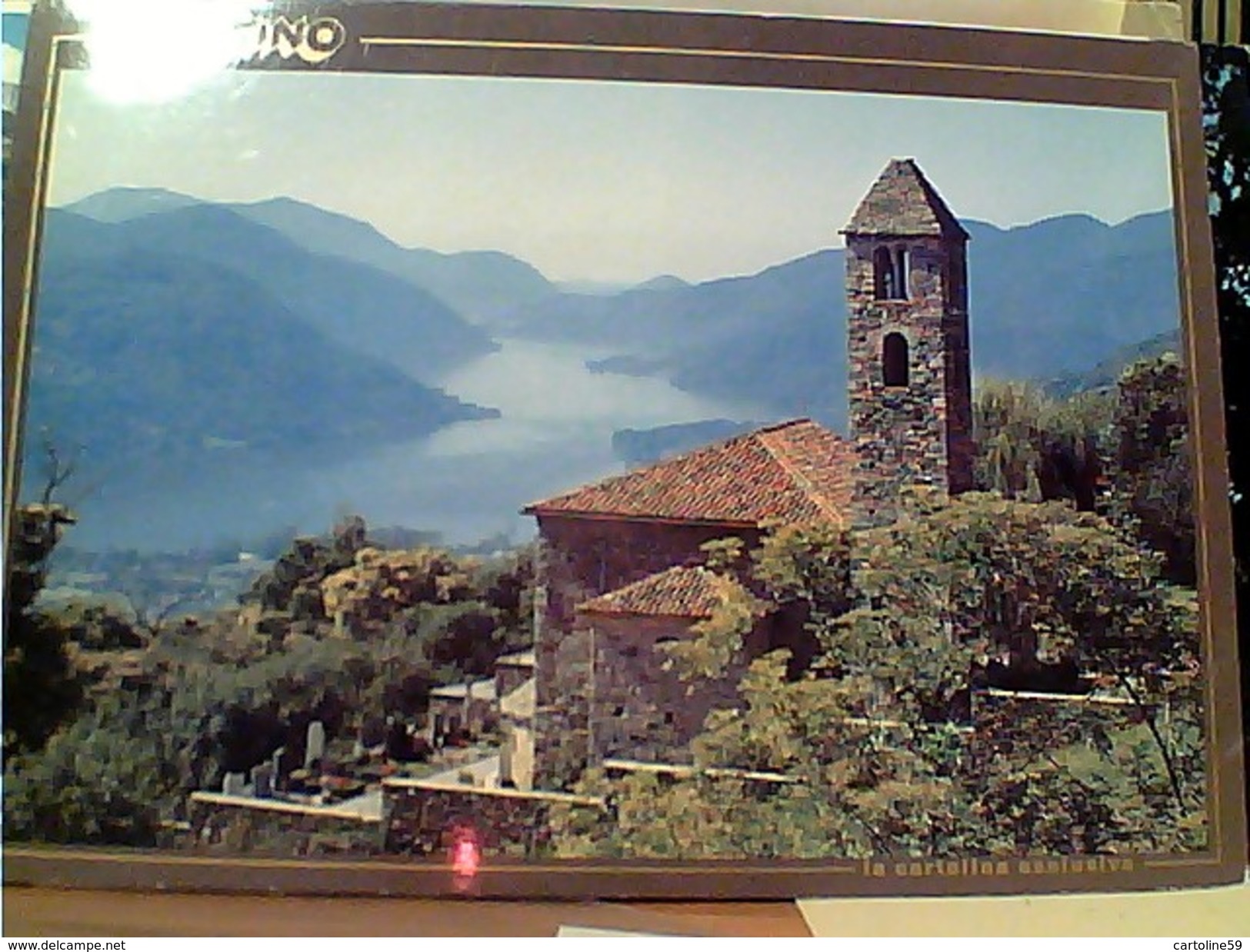 SUISSE SVIZZERA Cademario S/Lugano - Chiesa S.Ambrogio VB1995 SELO STAMP ELETTRICITA GC14018 - Cademario