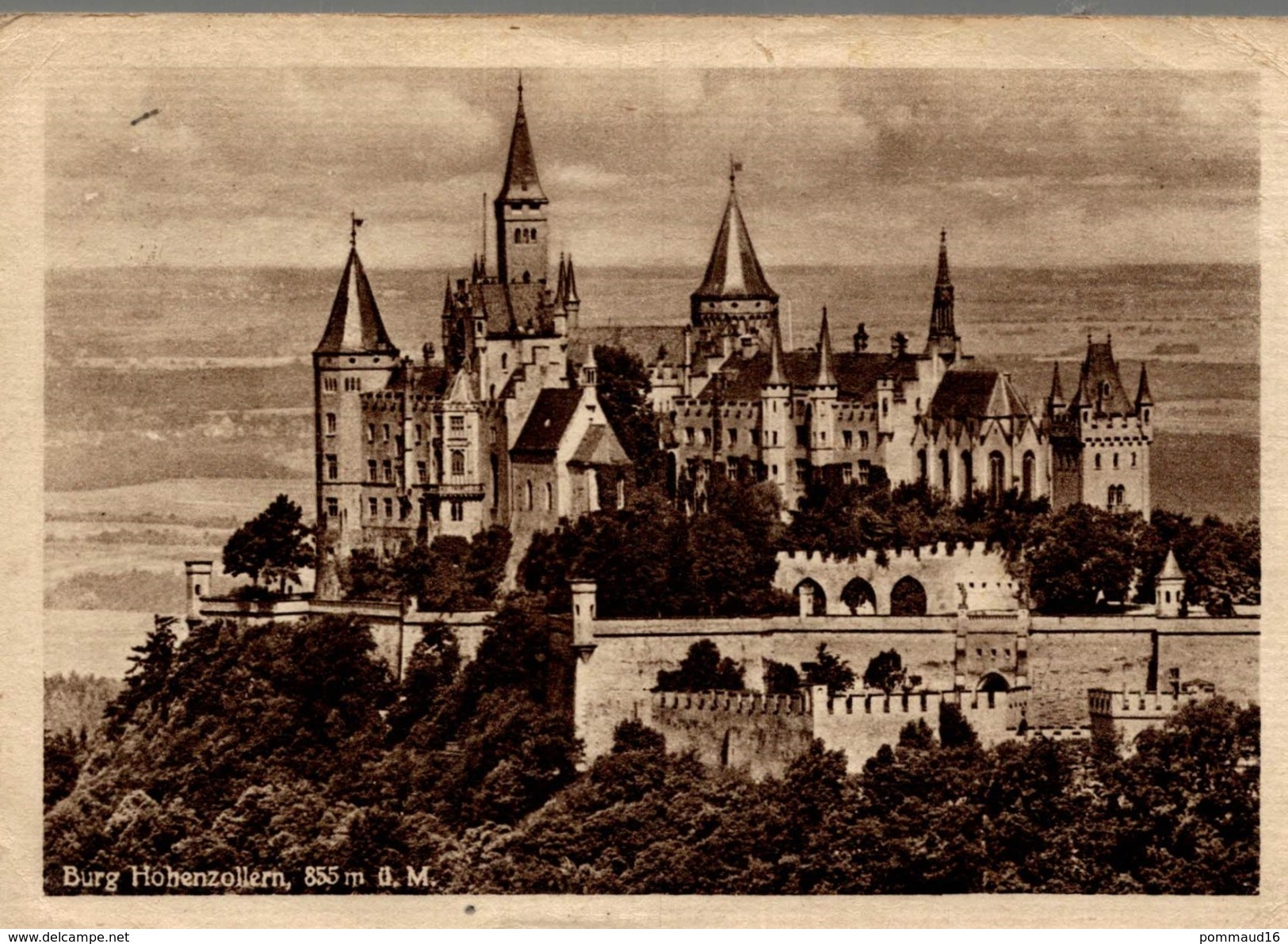 CPSM Burg Hohenzollern 855 M. - Hechingen