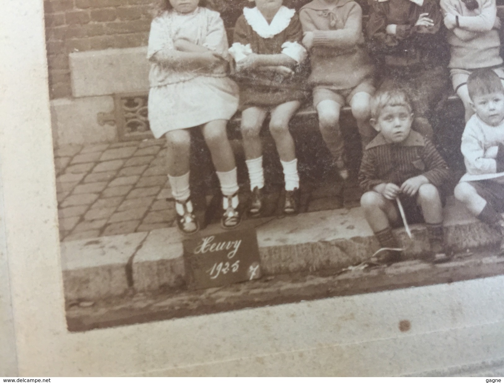 17AD/2 - Photo Scolaire Ecole D'Heuvy 1925 Photo L. Christophe Jambes - Non Classés