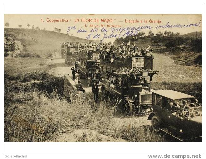 1925. POSTALES: COOPERATIVA LA FLOR DE MAYO. III DIA DE LA COOPERACION INTERNACIONAL CELEBRADA EN LA... - Ohne Zuordnung