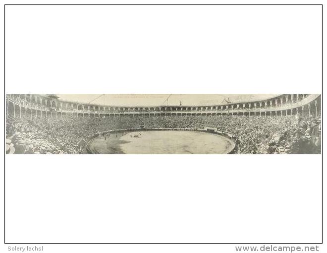 1915 Ca. POSTALES: (TAUROMAQUIA). POSTAL PANORAMICA DE LA PLAZA DE TOROS DE LAS ARENAS . Gran... - Unclassified