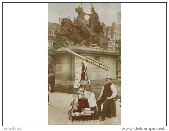 1900 Ca. POSTALES: (LONDRES). 7 POSTALES FOTOGRAFIAS DE LONDRES, ESCENAS COSTUMBRISTAS.... - Non Classés