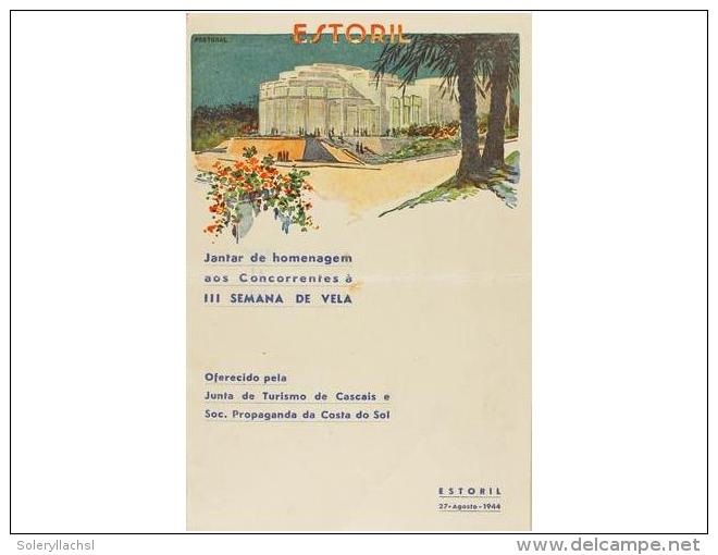 1940 Ca. COLECCIONISMO: (MENUS). LOTE DE APROX. 39 MENUS PORTUGUESES. - Unclassified