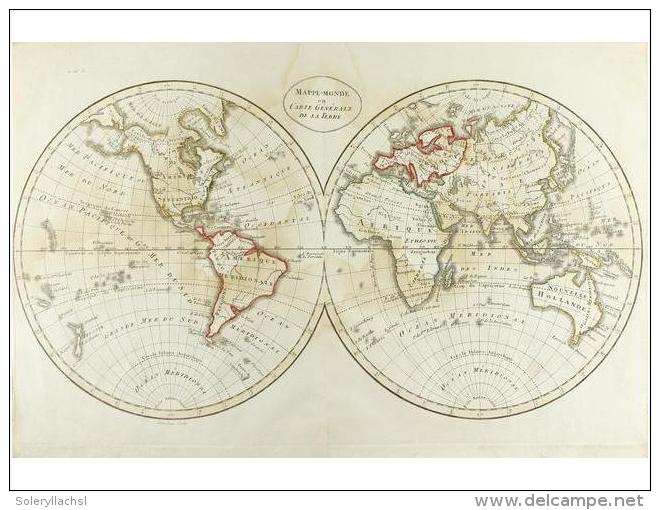 1800 Ca. MAPA: (ATLAS). [GUTHRIE, WILLIAM:]. ATLAS De La Obra: ABREGE DE LA GEOGRAPHIE... - Unclassified